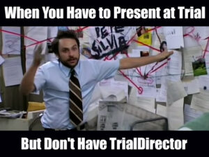 trial presentation meme